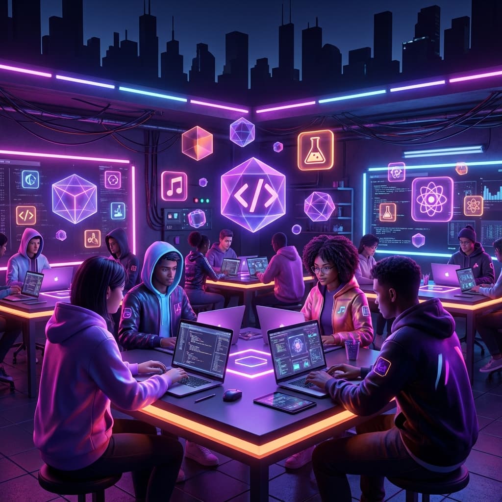 Students Collaborating